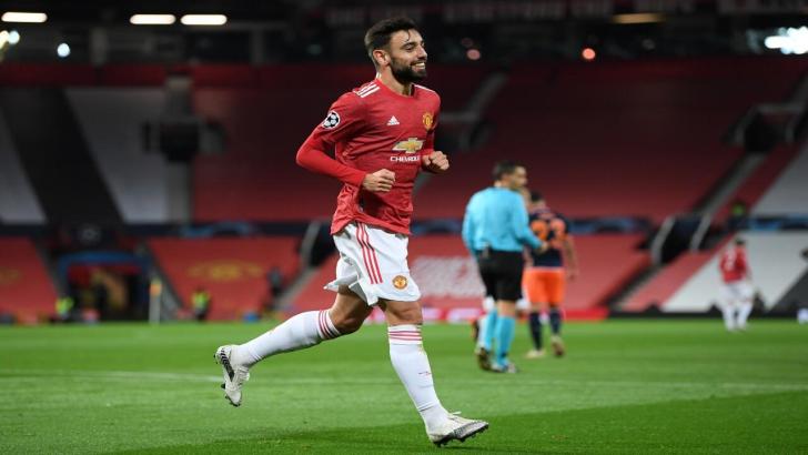 Manchester United midfielder Bruno Fernandes